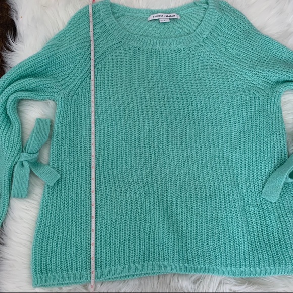Turquoise Bell Sleeve Sweater NWOT - Picture 5 of 7